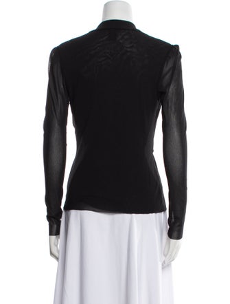 Vivienne Tam Late 1990's - Early 2000's Nylon Top