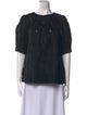 Vivienne Tam Crew Neck Short Sleeve Blouse