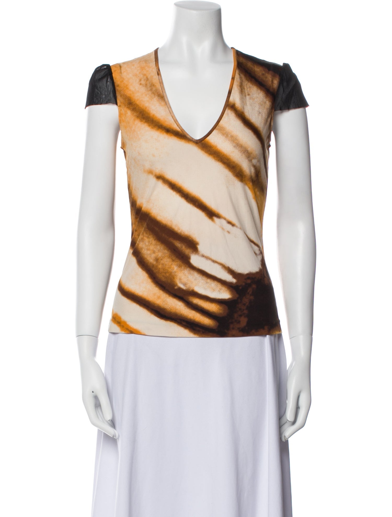 Vivienne Tam Nylon Tie-Dye Print T-Shirt