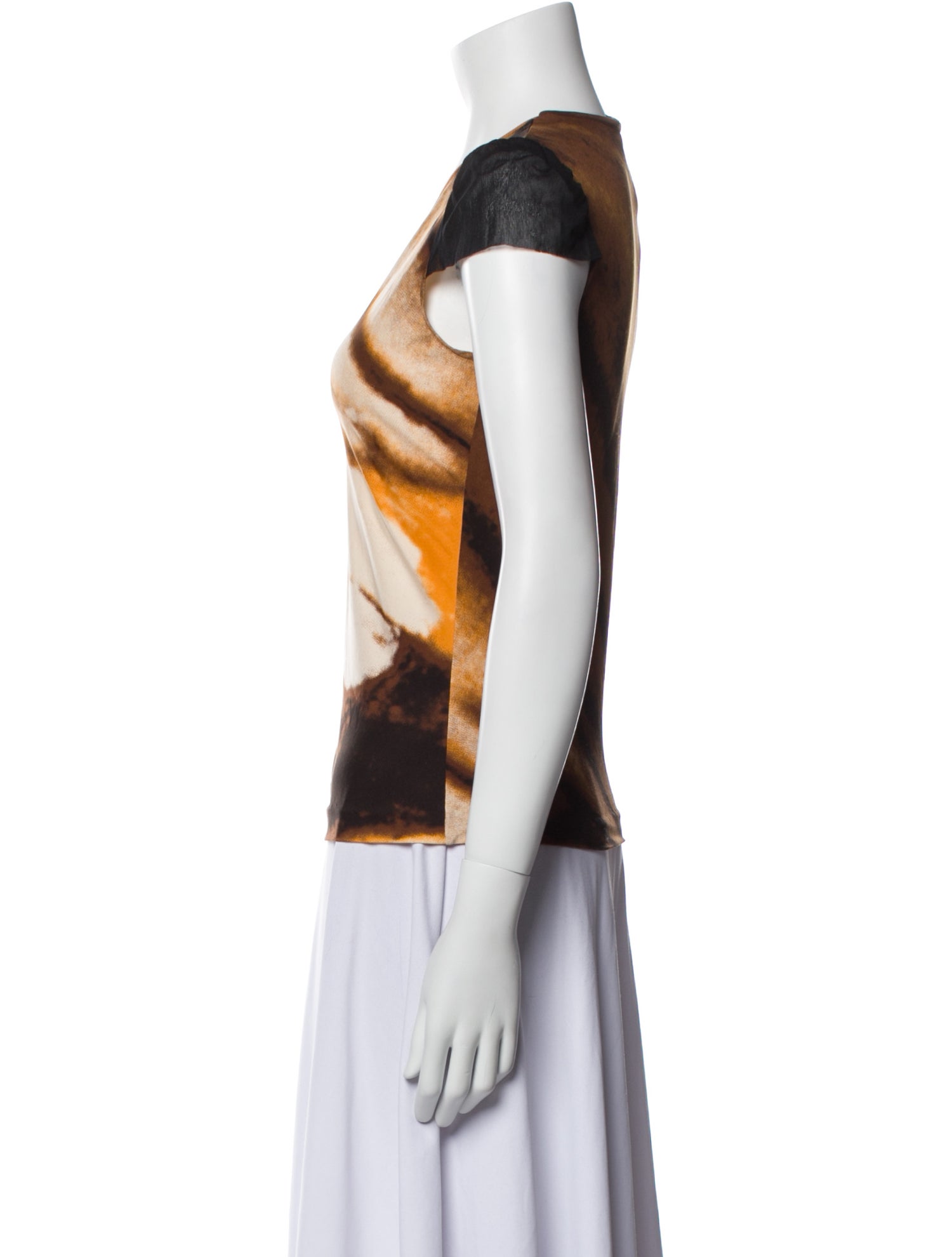 Vivienne Tam Nylon Tie-Dye Print T-Shirt