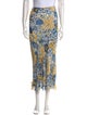 Vivienne Tam Silk Midi Length Skirt