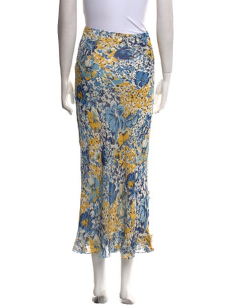 Vivienne Tam Silk Midi Length Skirt