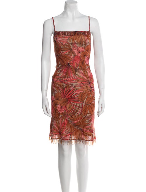 Vivienne Tam Printed Knee-Length Dress