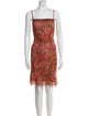 Vivienne Tam Printed Knee-Length Dress