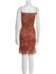 Vivienne Tam Printed Knee-Length Dress