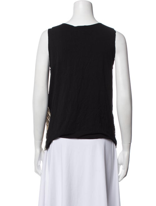 Vivienne Tam Printed Square Neckline Top