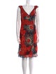 Vivienne Tam Silk Knee-Length Dress