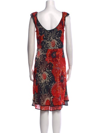 Vivienne Tam Silk Knee-Length Dress