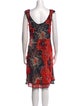 Vivienne Tam Silk Knee-Length Dress