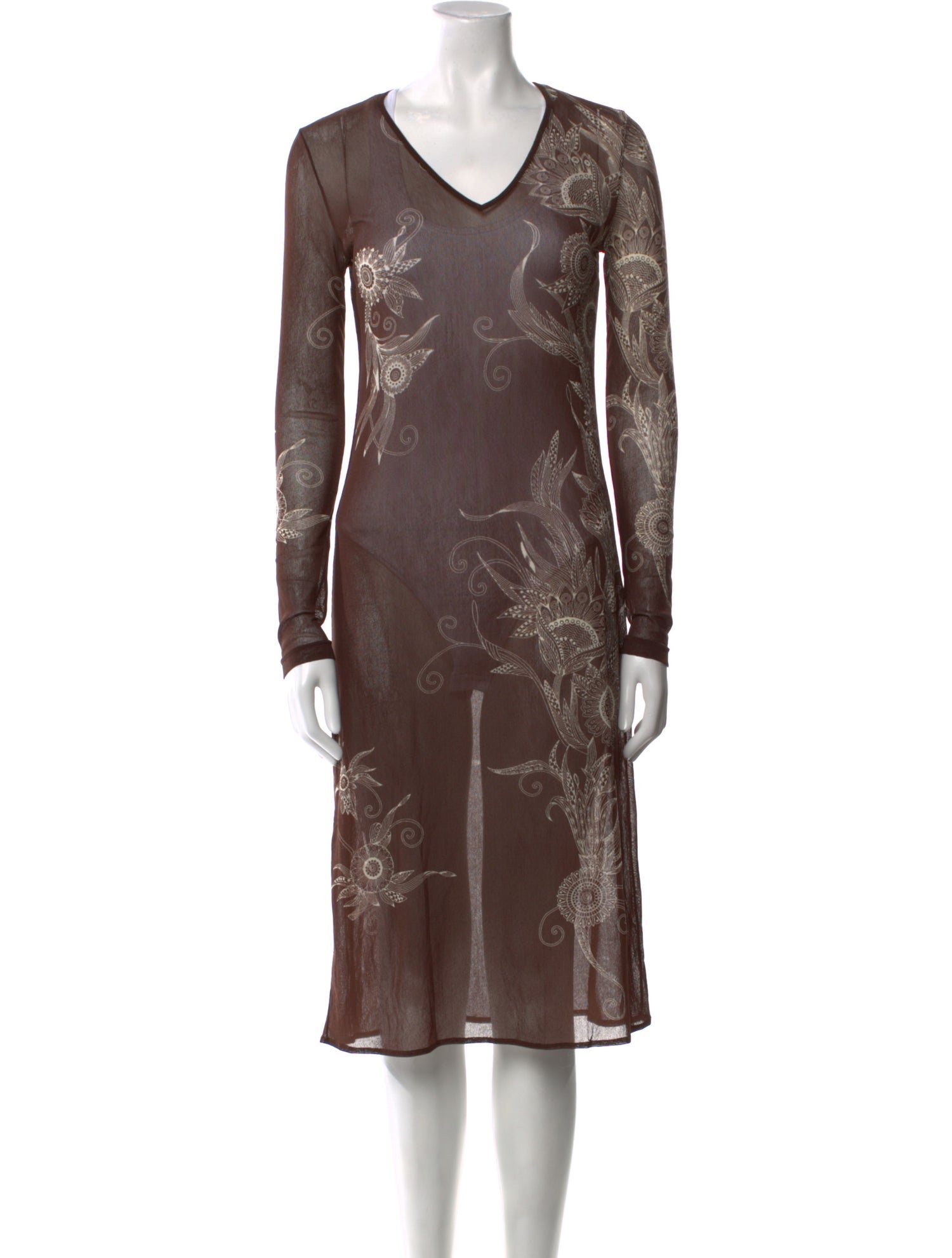 Vivienne Tam Vintage Midi Length Dress