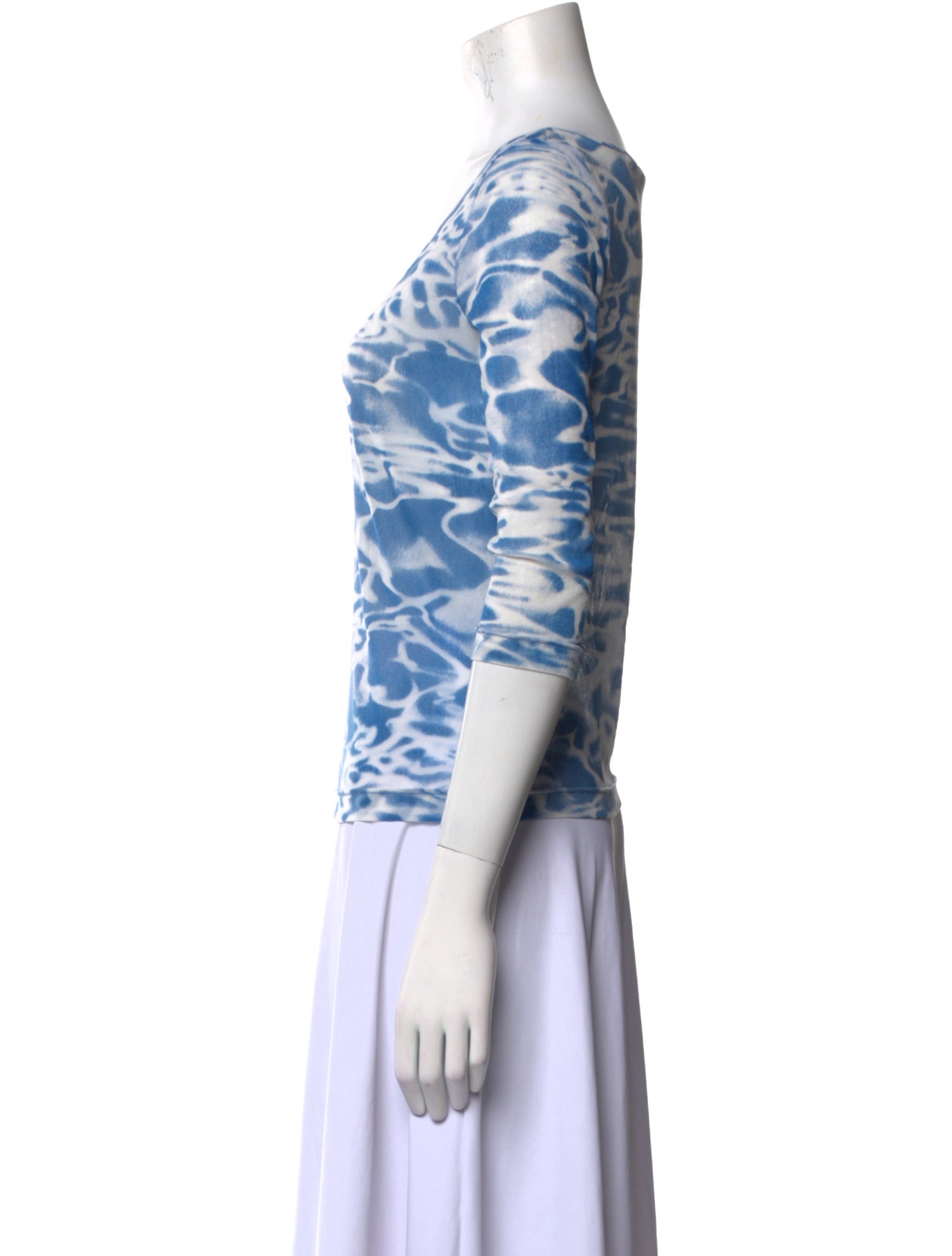 Vivienne Tam Tie-Dye Print Scoop Neck T-Shirt