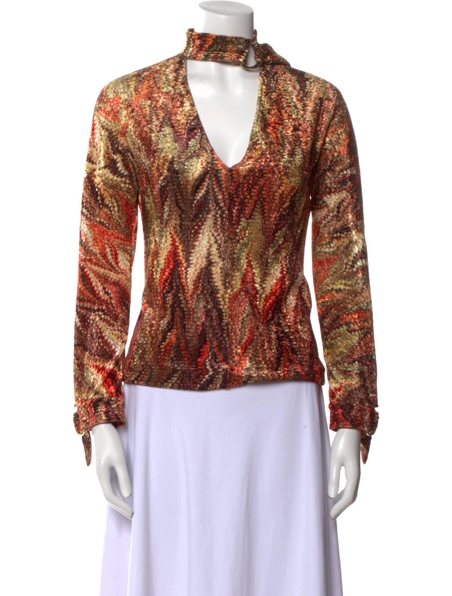 Vivienne Tam Vintage Late 1990's - Early 2000's Blouse