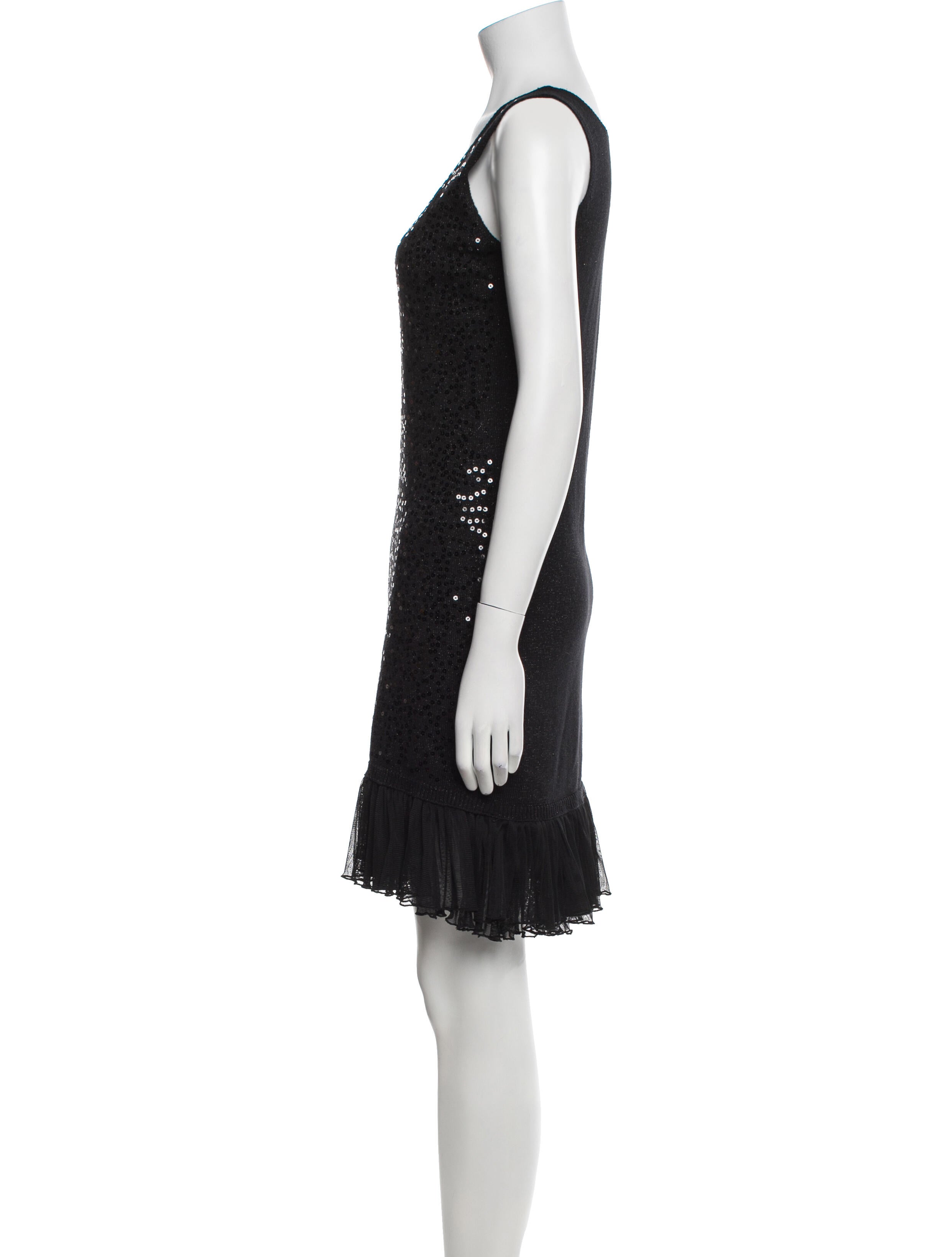 Vivienne Tam Scoop Neck Mini Dress