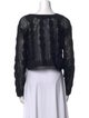 Vivienne Tam Kid Mohair Bateau Neckline Crop Top