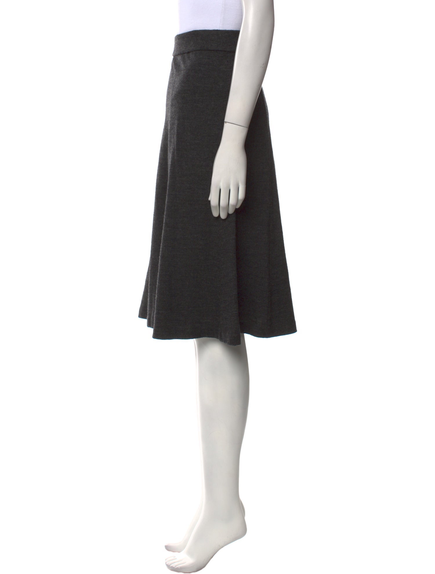 Vivienne Tam Wool Knee-Length Skirt