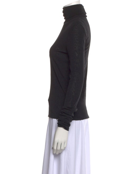 Vivienne Tam Nylon Turtleneck Top