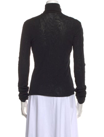 Vivienne Tam Nylon Turtleneck Top