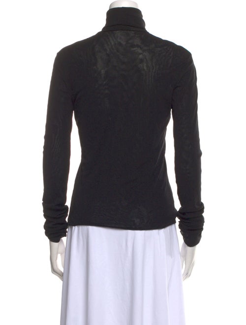 Vivienne Tam Nylon Turtleneck Top