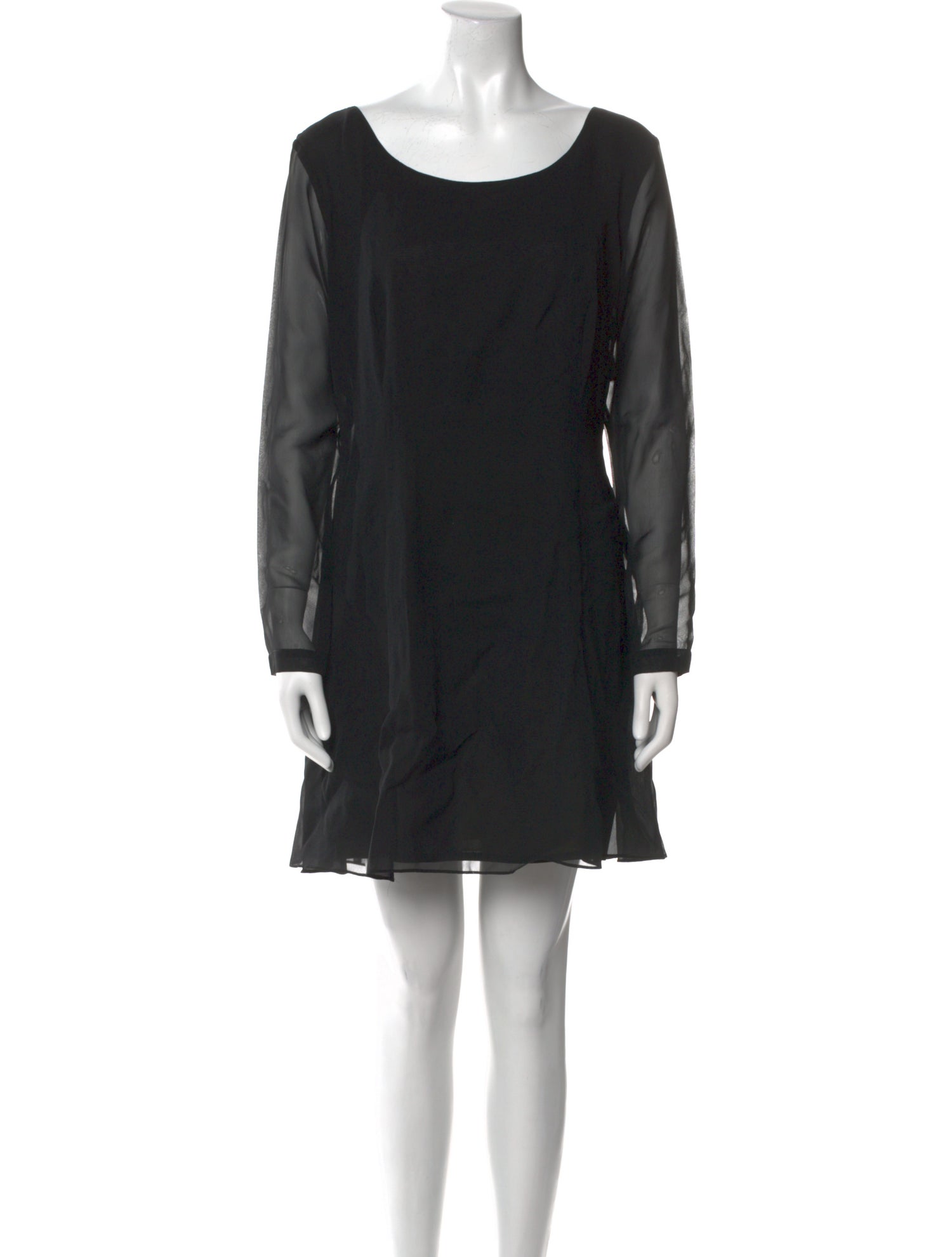 Vivienne Tam Bateau Neckline Mini Dress