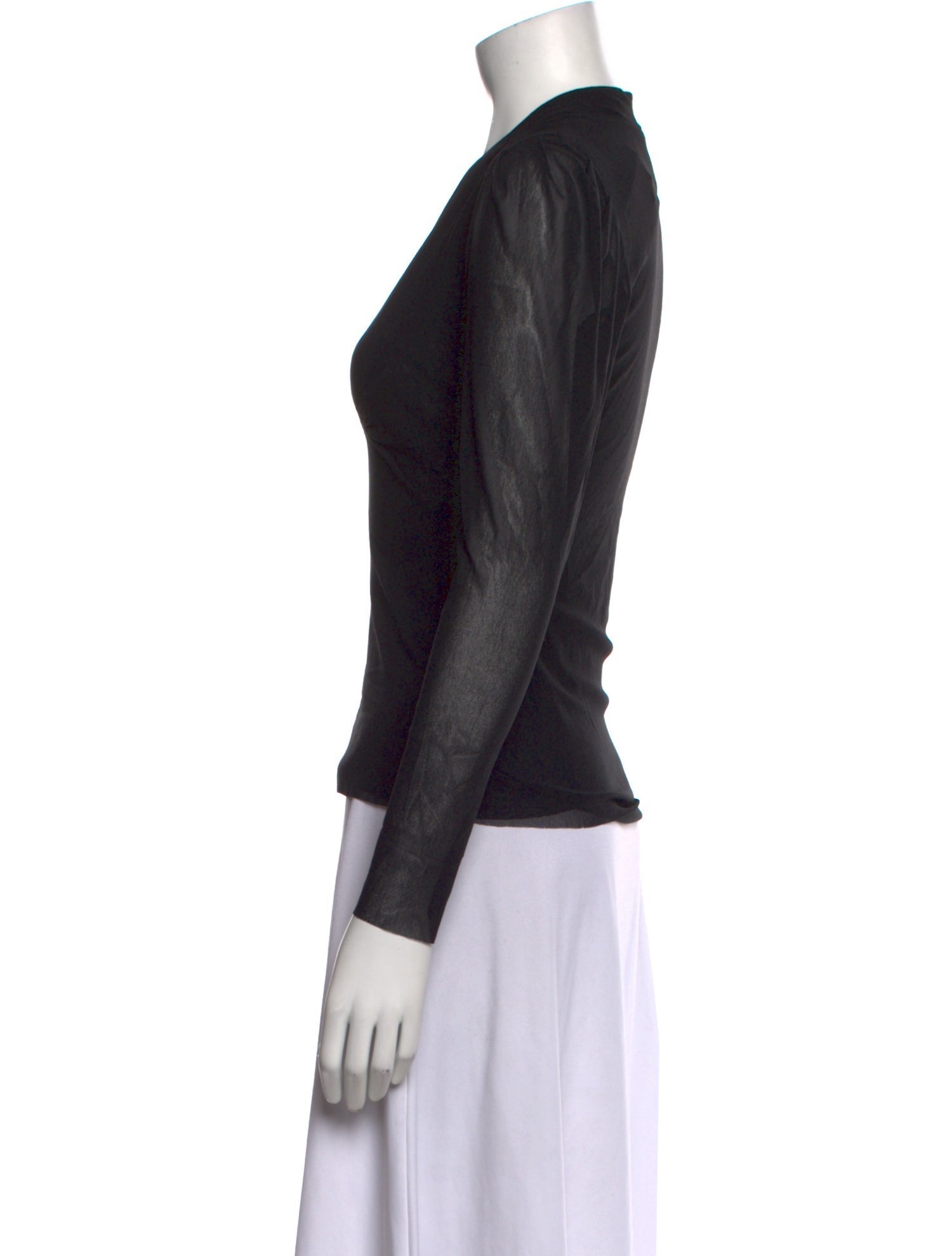 Vivienne Tam Late 2000's - Early 2010's V-Neck Top