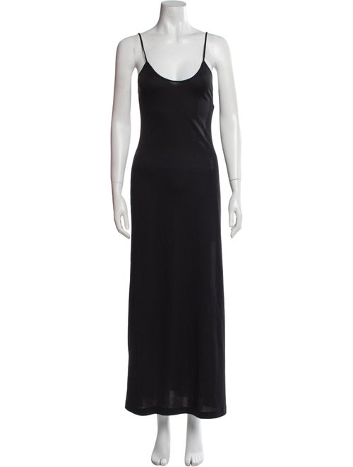 Vivienne Tam Scoop Neck Long Dress