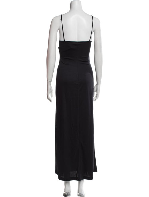 Vivienne Tam Scoop Neck Long Dress