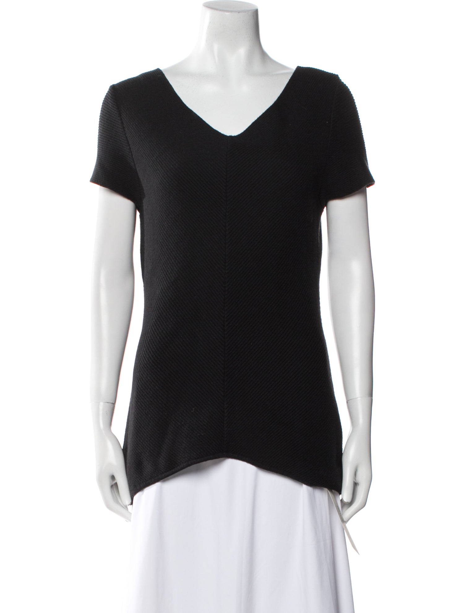Vivienne Tam V-Neck Short Sleeve T-Shirt