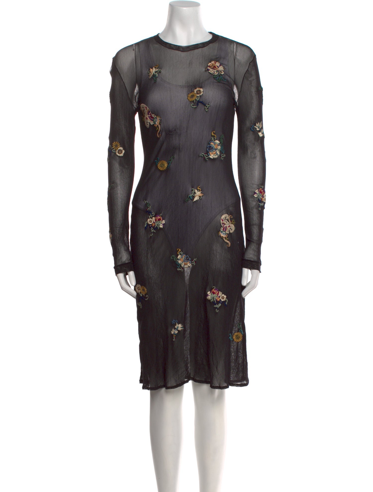 Vivienne Tam Nylon Knee-Length Dress