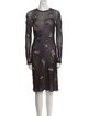 Vivienne Tam Nylon Knee-Length Dress