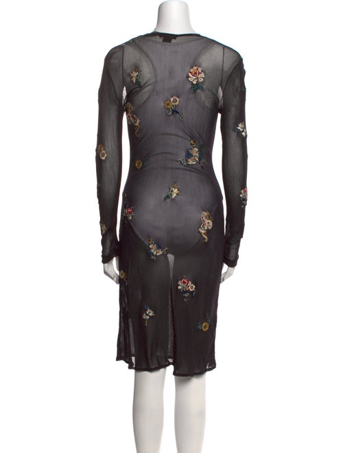 Vivienne Tam Nylon Knee-Length Dress