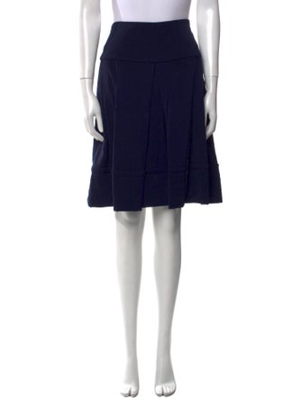Vivienne Tam Pleated Accents Knee-Length Skirt