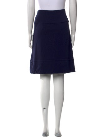 Vivienne Tam Pleated Accents Knee-Length Skirt