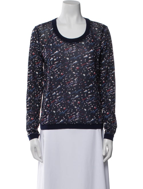 Vivienne Tam Printed Scoop Neck Sweatshirt