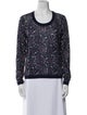 Vivienne Tam Printed Scoop Neck Sweatshirt