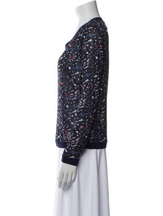 Vivienne Tam Printed Scoop Neck Sweatshirt