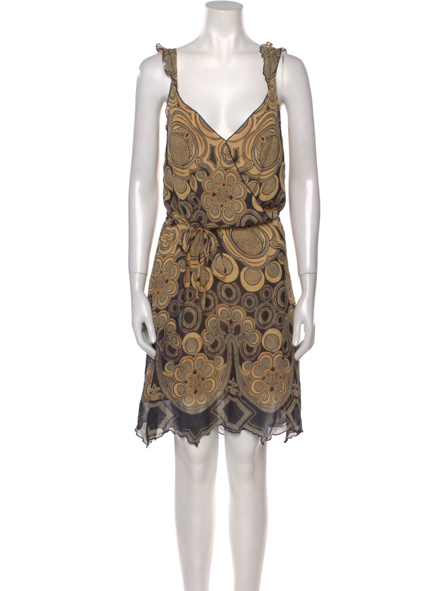 Vivienne Tam Silk Knee-Length Dress