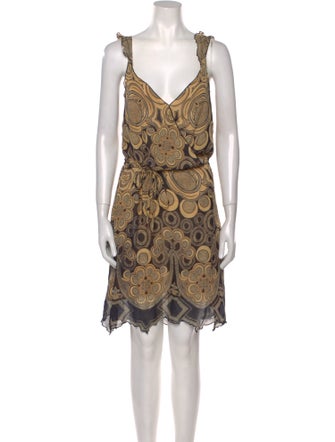 Vivienne Tam Silk Knee-Length Dress