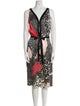 Vivienne Tam Silk Knee-Length Dress