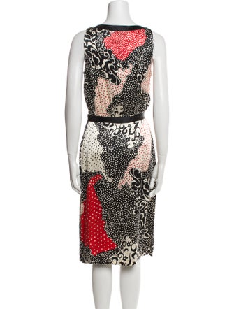 Vivienne Tam Silk Knee-Length Dress