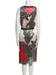 Vivienne Tam Silk Knee-Length Dress