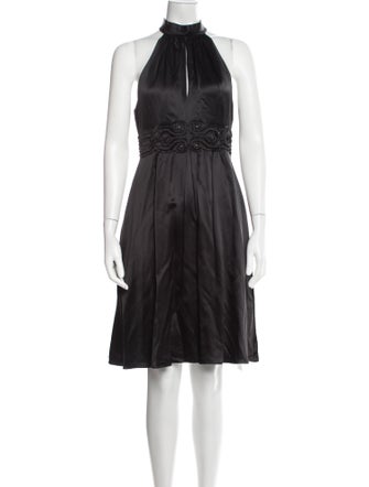 Vivienne Tam Silk Knee-Length Dress