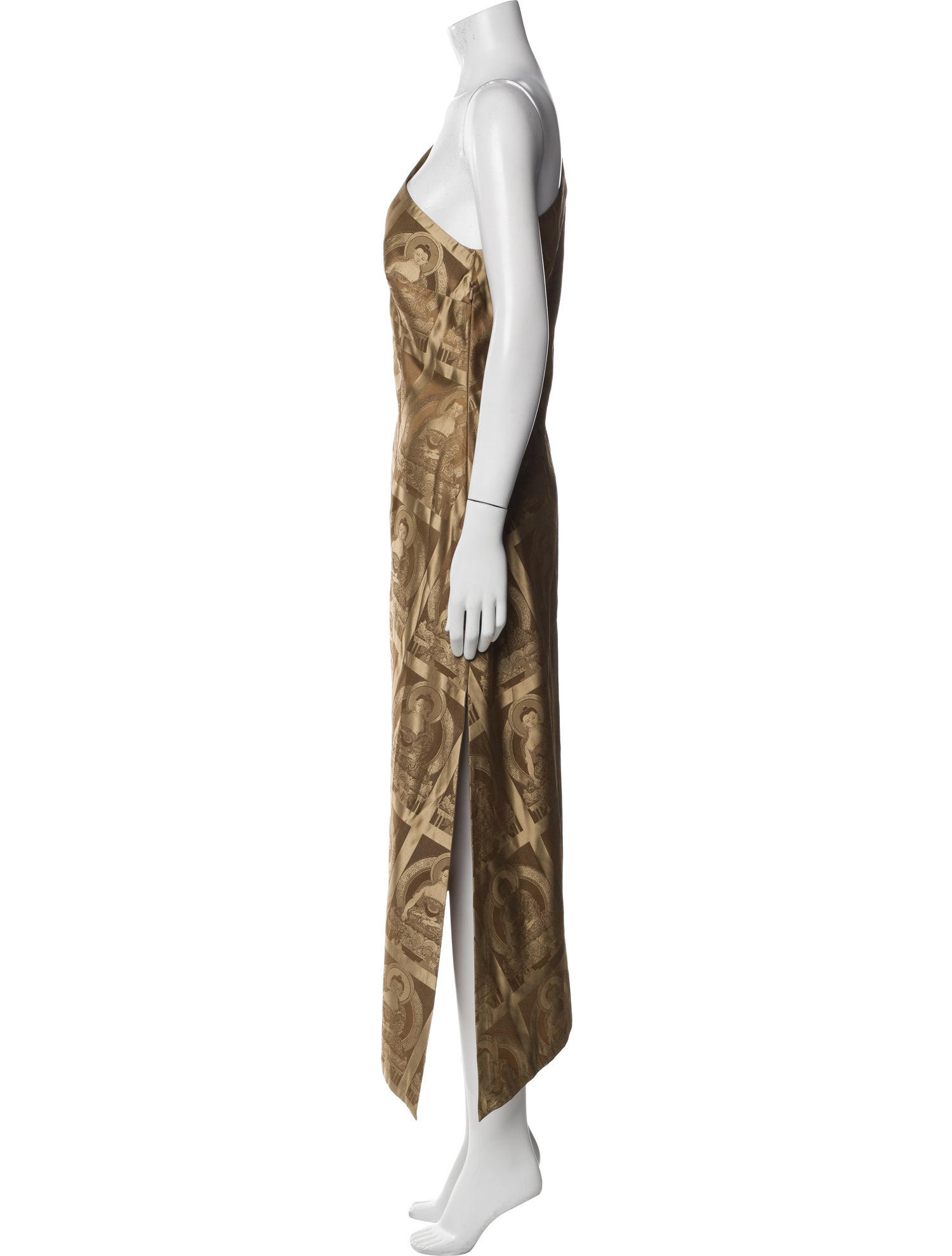 Vivienne Tam Printed Midi Length Dress