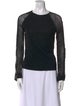 Vivienne Tam Crew Neck Long Sleeve Top