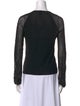 Vivienne Tam Crew Neck Long Sleeve Top