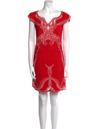 Vivienne Tam Printed Mini Dress