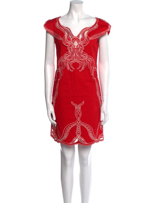 Vivienne Tam Printed Mini Dress