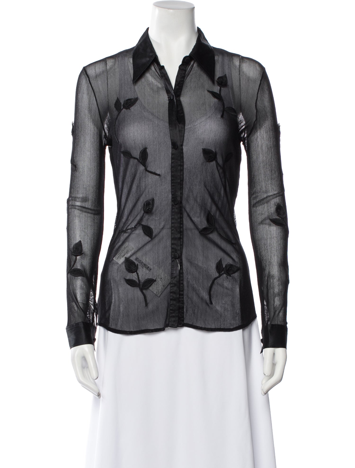 Vivienne Tam Vintage 1990's Button-Up Top