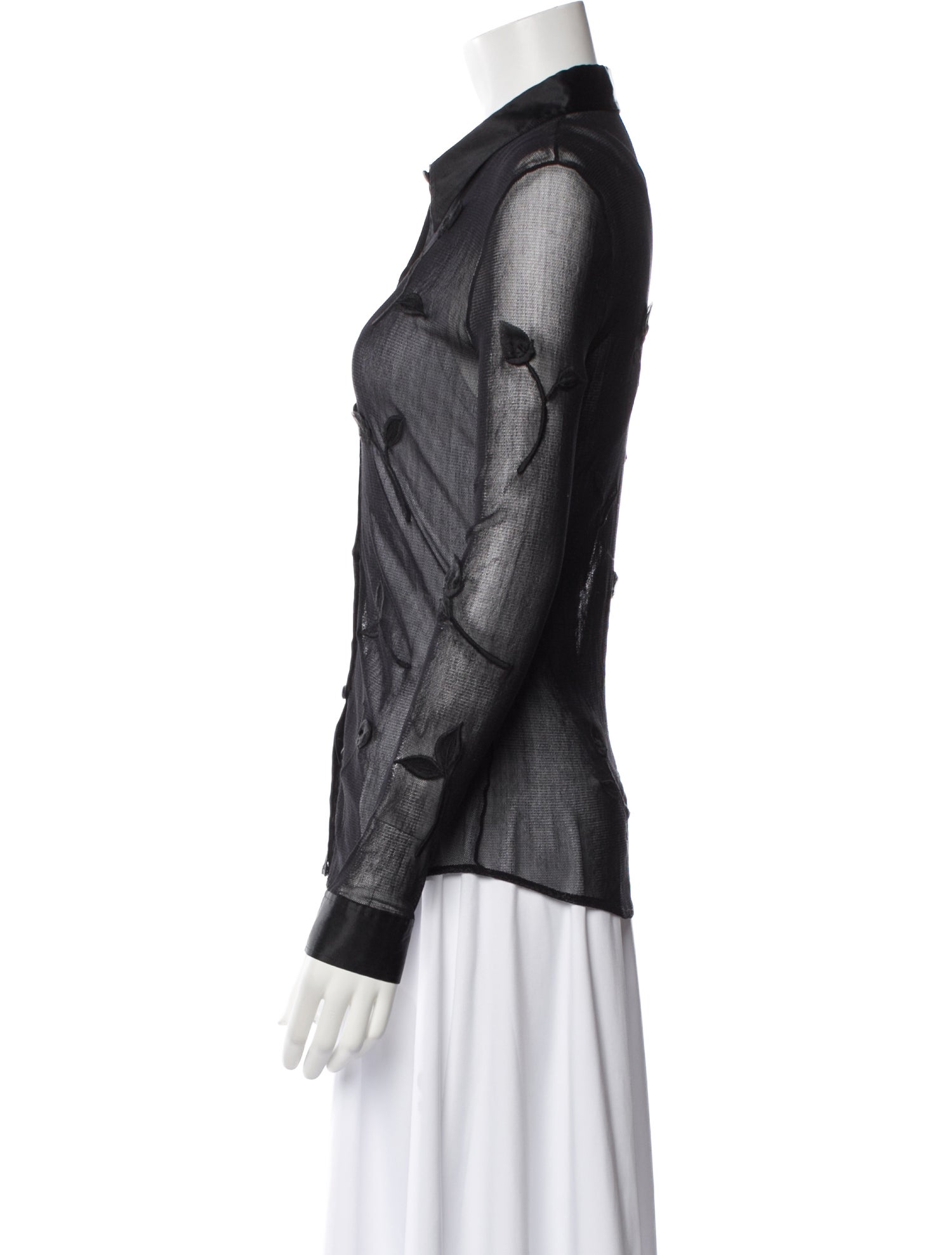 Vivienne Tam Vintage 1990's Button-Up Top