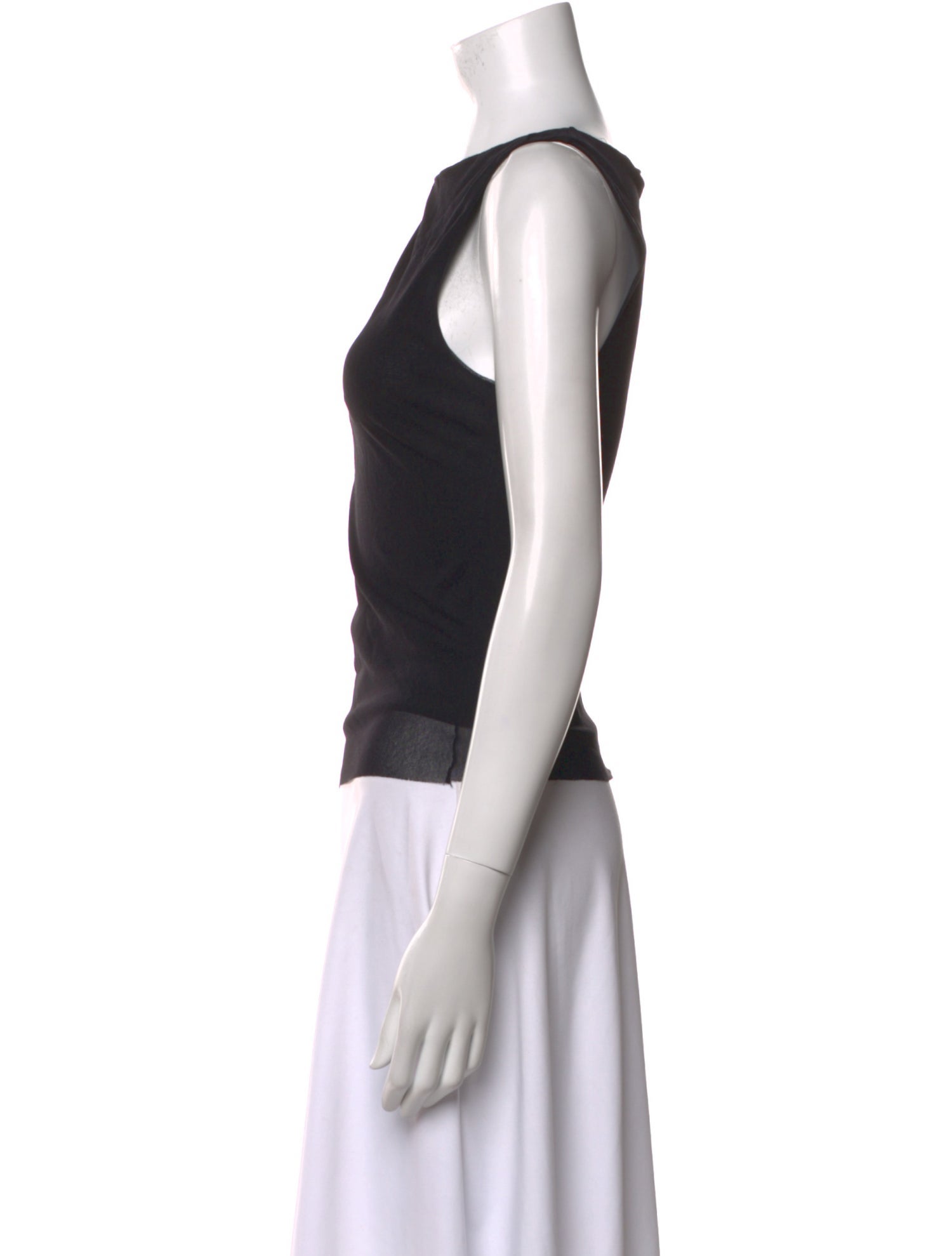 Vivienne Tam Nylon Bateau Neckline Top