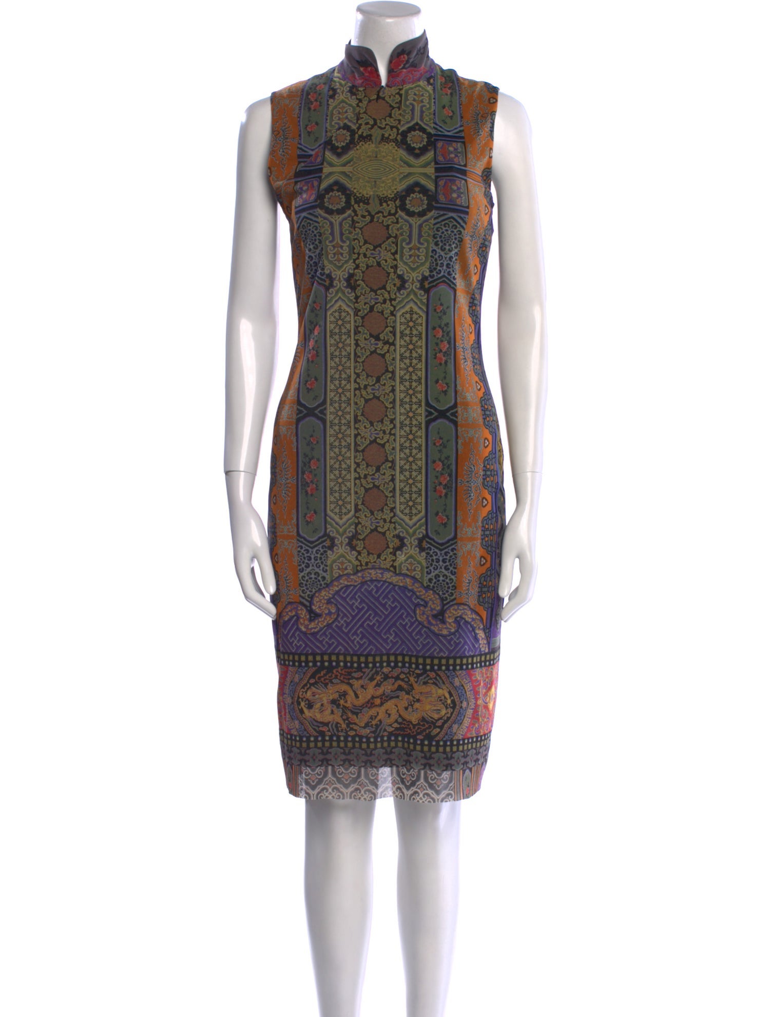 Vivienne Tam Vintage Knee-Length Dress